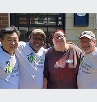 Crockett Facilities Services Volunteers Working Hard with Rebuilding Together DC/Alexandria