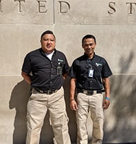 CFSI Employees David Salas and Rodulpo Plecerda